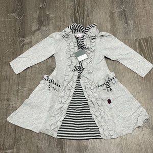 Kidcuteture Silver Unworn Nelly Dress